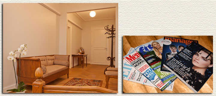 Wartezimmer - Praxisklinik Holbeinstrasse